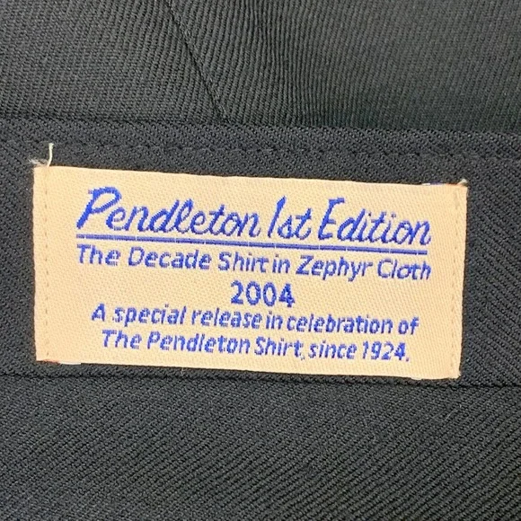 Pendleton‎ Men's Pendleton Whisky Vintage Wool Long Sleeve Button Up Shirt SZ XL - Picture 11 of 14